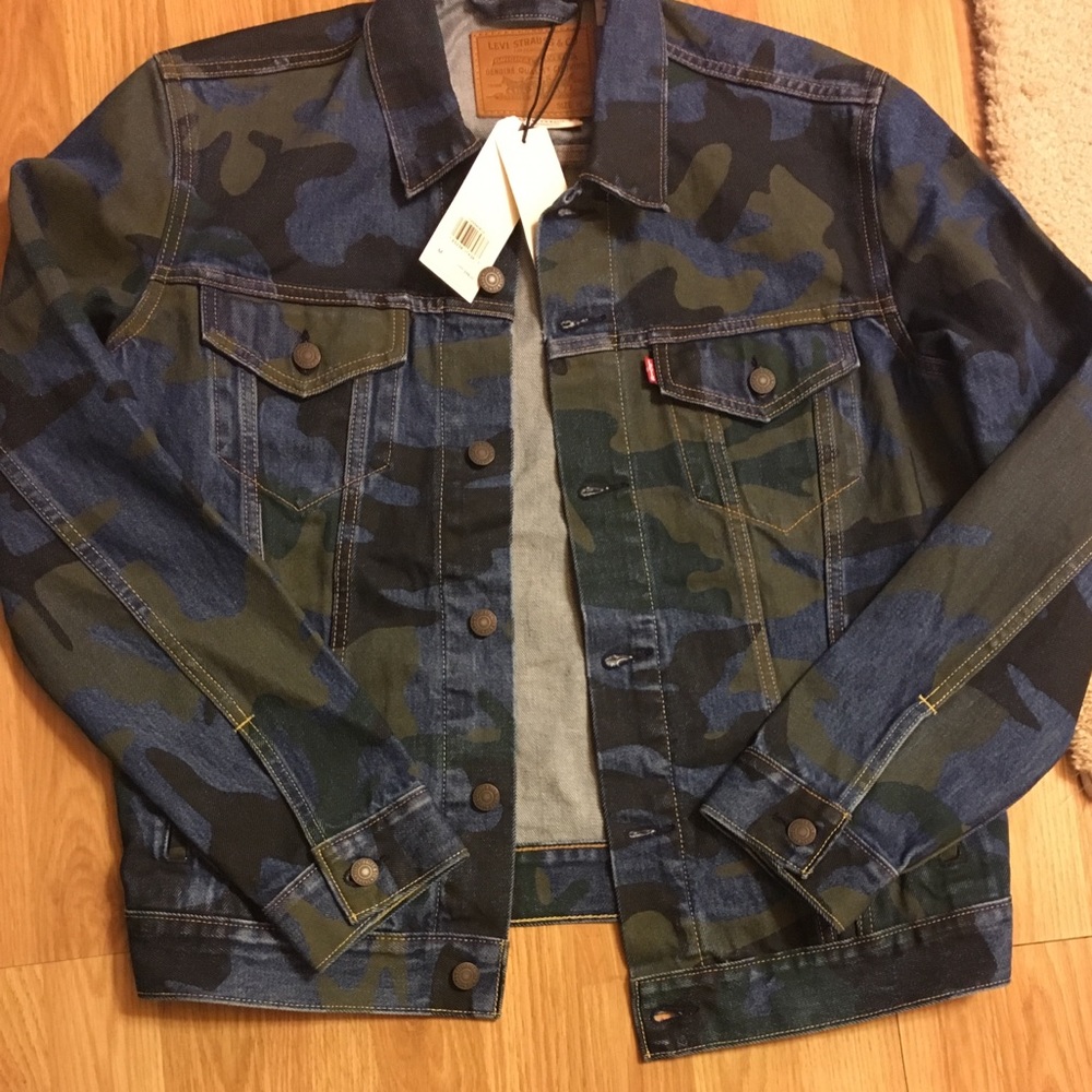 SOLD - Levi’s Premium, Denim Jacket; CAMO EDITION.